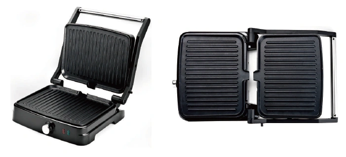 KS-011 4 slice fixed plate Contact grill — catalogue illustrated configuration reference