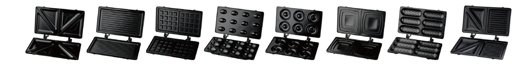 KS-203 2 Slice sandwich maker — catalogue illustrated configuration reference